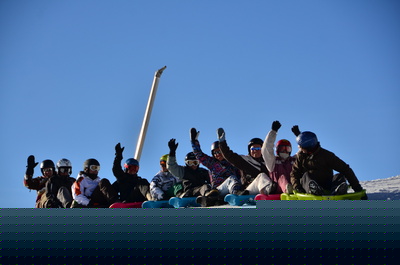 Luge snake glisse à Tignes